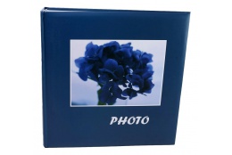 Fotoalbum na rožky 30x30/100s. BOUQUET modrý