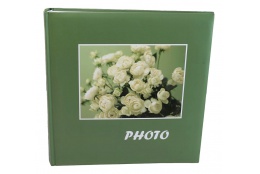 Fotoalbum na rožky 30x30/100s. BOUQUET zelený