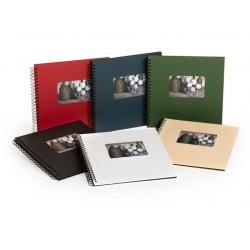 Spirálové fotoalbum na růžky 30x30/40s. NEW CHARME bílé