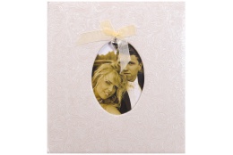 Svadobný fotoalbum na rožky GRACE zlatý