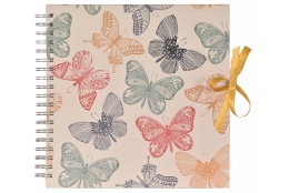 Scrapbook Fotoalbum na špirále s možnosťou tvorivej úpravy Butterflies