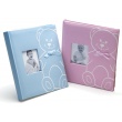 Detský fotoalbum na rožky NEW BABY BEAR ružový