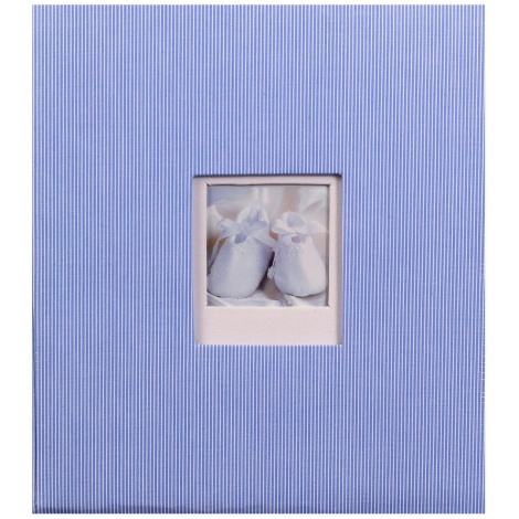 Detský fotoalbum na rožky BAMBINIS modrý