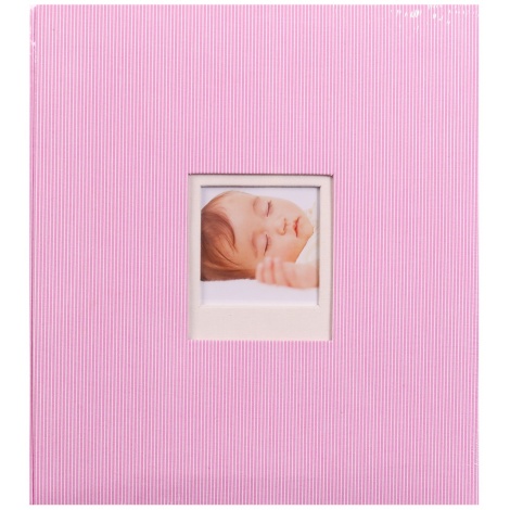Detský fotoalbum na rožky BAMBINIS ružový