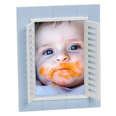 Detský fotorámik BABY WINDOW 13x18 modrá
