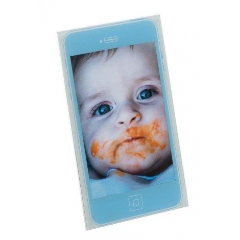 Detský akrylový fotorámik MOBIL 10x15 modrý
