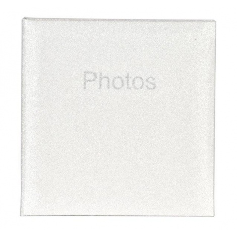 Svadobný fotoalbum 10x15/200 Glitter biely