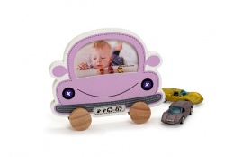 Detský fotorámik BABY CAR fialový